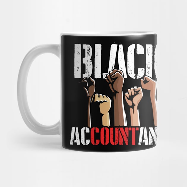 Black Accountant   tax season numbers by Caskara